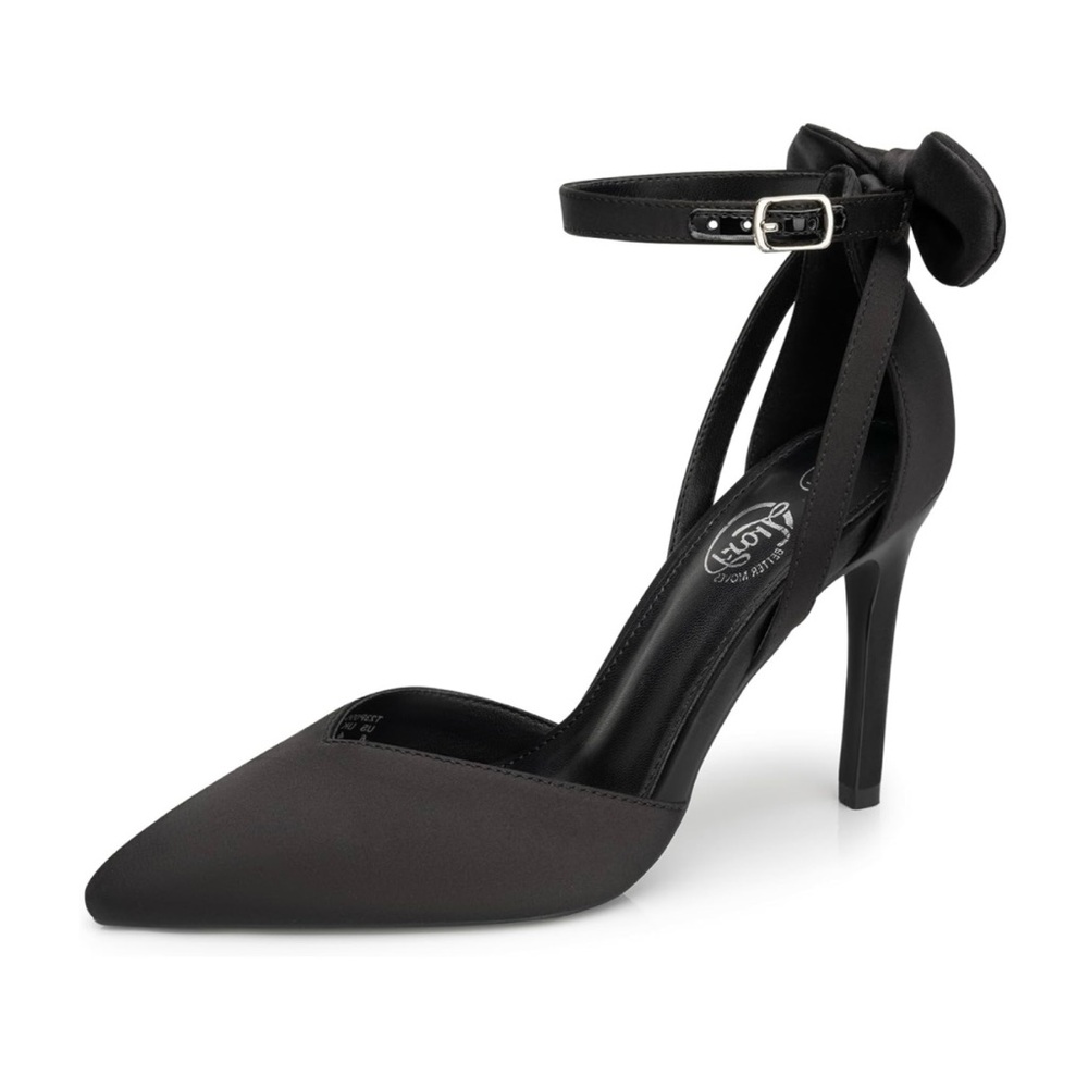 NIB Stiletto High Heels with Bow Knot Sz 9.5 - Picture 1 of 5